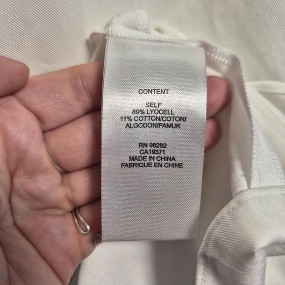 Tibi Asymmetrical Draped Cotton Blend Lagenlook Utility Skirt US 4 - Picture 5 of 6